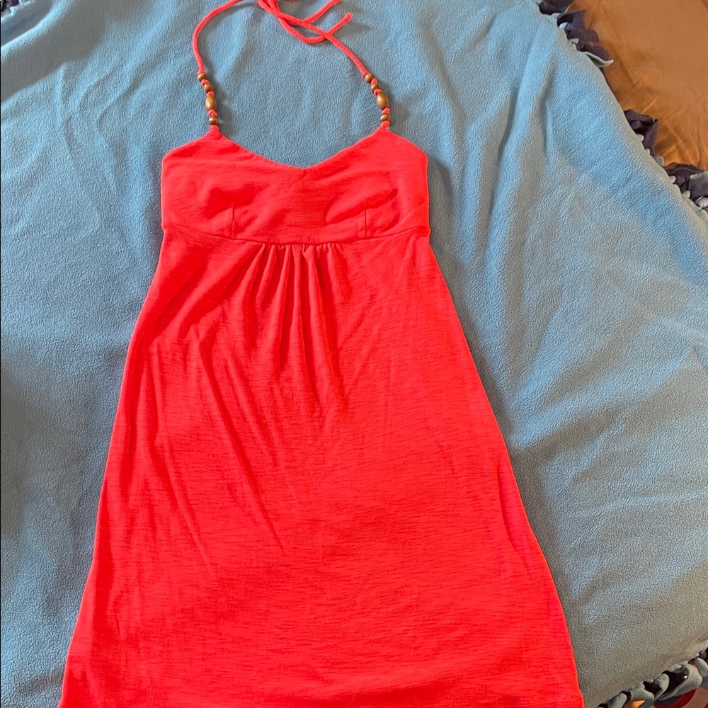 Tommy Bahama Strapless Coral Dress